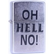 Resim Zippo Oh Hell No Dizayn Çakmak 
