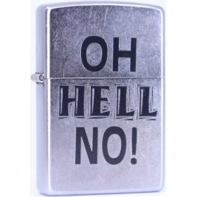 Resim Zippo Oh Hell No Dizayn Çakmak 