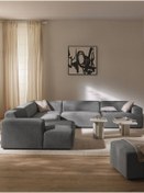 Resim S Home Design Concept Molly Xl Köşe Koltuk Takımı Sol Köşe Keten Gri 