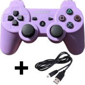 Resim Crktech Ps3 Dualshock Gamepad Yeni Nesil Kol Controller Oyun Kolu Pc + Ps3 + 1.5 mt Şarj Kablosu 