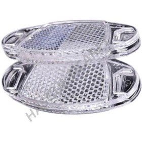 Resim Hsgl Bisiklet Beyaz Jant Reflektörü 2 li set Jant Aksesuar Reflektörlü Siyah 