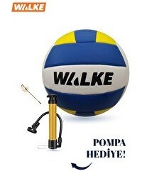 Resim Walke Premium Dikişli Voleybol Topu - Pompa 