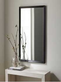Resim İzmir Sanat 50x80 Siyah Çerçeveli Banyo Aynası 
