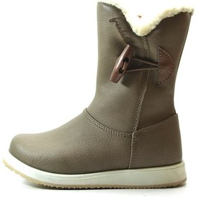 Resim Pinokyo 956 Gri Yünlü Fermuarlı Kız Çocuk Bot Gri 