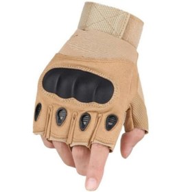 Resim Oakley Erkek Tactical Kesik Parmak Eldiven Camel 