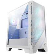 Resim MSI Mag Force 320R Aırflow Whıte Gamıng Mıd-Tower Pc Kasası Beyaz 