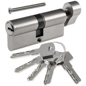 Resim Padalink Güvenlik Kilidi Cilindiri - 70mm Avrupa Standartı - Alüminyum Kabuk Bakır Çekirdek - Kırılma/delme/dürtü Koruma - Tek Yön Döndürme Düğmesi 