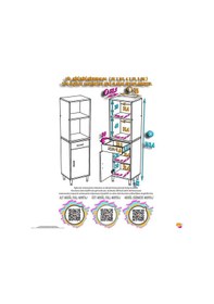 Resim Eliusta Lunera G:35 Cm Beyaz Mutfak Dolabı Çok Amaçlı Açık Bölmeli Fırın Mutfak Dolabı 35x163,4x32,5 Cm Beyaz 