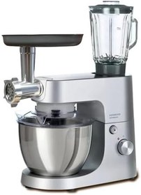 Resim Kenwood Homebake Pro Mutfak Şefi KHH01.220SI - Kıyma Aparatlı, ThermoResist Blender, Hamur Yoğurma Makinesi, Stand Mikser, 1400 Watt, 5 Litre Paslanmaz Çelik Geniş Hazne, Sıçrama Önleyici Kapak 