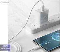 Resim NT-DC25 27W İp Örgü 100Cm Type-C To Lightning Şarj ve Data Kablo 