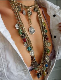 Resim Bayemeyc Carnevale Çoklu Zincir Kolye 