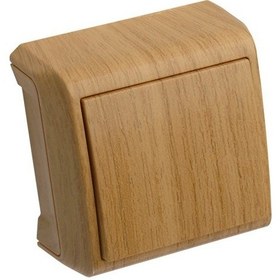 Resim Viko Vera Meşe Sıva Üstü Tekli Anahtar - 90682001 