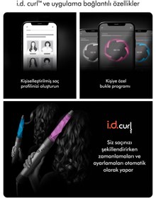 Resim DYSON Airwrap I.d.™ Saç Şekillendirme Ve Kurutma Seti Kıvırcık Bukleli (CERAMİC PATİNA VE TOPAZ) 