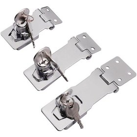 Resim Yumruksuz Kilitli Çekmece Kilitleri Mektup Kutusu Soyunma Çift Kapılı Dolap Kilidi Ofis Dolabı Güvenlik Şifreli Kilit 1set 2.5" 