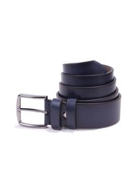 Resim Dagoster DMK26-355 Lacivert 4 CM Suni Deri Erkek Kemer Lacivert 