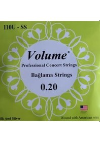 Resim Volume 110u-ss Profesyonel Uzun Sap Bağlama Teli 0.20 