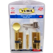 Resim Sarı Mandallı Çelik Kapı Barel Set 68M 