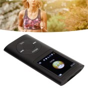 Resim Geeroyoo 1.8 İnç Ekranlı Mp3 Çalar, 64gb Tf Kart Desteği, Kayıpsız Ses Kalitesi, 8 Saat Pil Ömrü, Alüminyum Çerçeve - Siyah/gümüş Diğer 