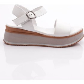 Resim Dgn 1250 Kadin Sandalet 1250-2497-R0198 Beyaz 