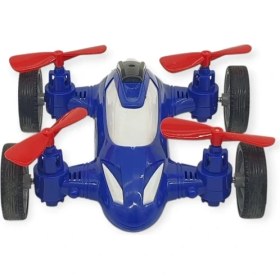 Resim Sürtmeli Drone Araba Hareketli Pervane - Mavi (Lisinya) 