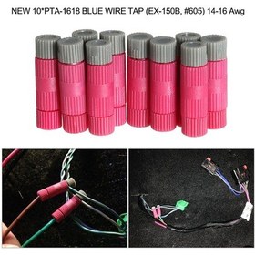 Resim Yifomall 10 Adet Yüksek Hassasiyetli Pta-2022 Kablolama Bağlantı Terminali 20-22 Awg - Kırmızı/gri 