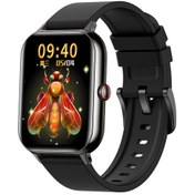 Resim Geeroyoo JZR-GY Bluetooth Görüşme Kalp Atışı İzleme Ip68 110+ Spor Modu Uniseks Siyah Akıllı Saat (İthalatçı Garantili) 