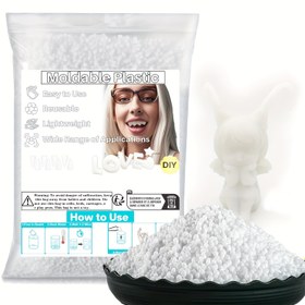 Resim Kalıplanmış plastik granülleri - Cadılar Bayramı vampir süsleri, dekorasyonlar. Termoplastik boncuklar: şekil değiştirebilen plastikler, eriyebilen plastikler, yeniden kullanılabilir el sanatları boncukları, rol yapma, geçici eşyalar, modeller için 