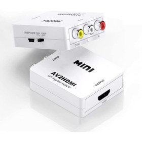 Resim PrimeX Plus Px-1225 Av To Hdmı Görüntü Çevirici/dönüştürücü 720p, 1080p (usb Enerji Kablo Dahil) 