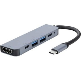 Resim Ilkeshop Çevirici Dönüştürücü Adaptör Macbook 3 In 1 Type-c To Hdmı Usb 3.0 