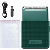 Resim Vgr Jilet Şarj Edilebilir Tıraş Makinesi Profesyonel Sakal Düzeltici Seyahat Green Without Box Diğer 
