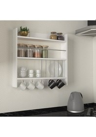 Resim Dekorister Dellana Mutfak Dolabı Beyaz 