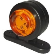 Resim Ahmet Otomotiv Mini Takoz 12 Ledli Sarı-kırmızı Renk 12v-24v 
