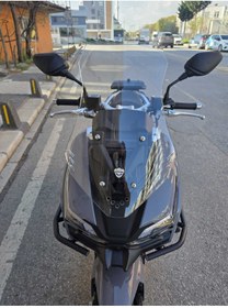 Resim MOTOCAM RKS Freccia 150 Siperlik Ön Cam 2022-2025 Model 55cm Şeffaf Renkli 4mm KISA SPOR CAM 