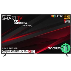 Resim Telenova 55S8001 Full HD 55" 140 Ekran Uydu Alıcılı Smart LED TV 