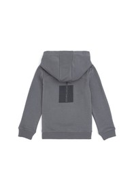 Resim U.S. Polo Assn. Erkek Çocuk Gri Kapüşonlu Sweatshirt 50293515-VR024 
