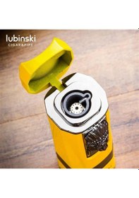 Resim Lubinski Lion Sehpalı Delicili Tek Torch Puro Çakmağı Gold 