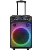 Resim Md-Bt505 60W Usb-Bt-Tf-Tws Led Işıklı Kablosuz ve Kafa Mikrofonlu Toplantı-Parti Hoparlörü Mikado