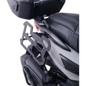 Resim Gp Kompozit Honda Forza 250 2018-2025 Uyumlu Yan Çanta Demiri Siyah 