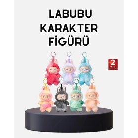 Resim DS LLC Labubu Koleksiyonluk Peluş Oyuncak - Yumuşak Kumaşlı, Dekoratif Tasarım, Hediyelik 