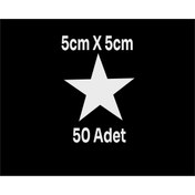 Resim SEÇ Yıldız Sticker Etiket 50 Adet Çok Amaçlı Sticker 