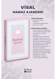 Resim Visal Namaz Ajandası Özel Seri Çok Renkli 
