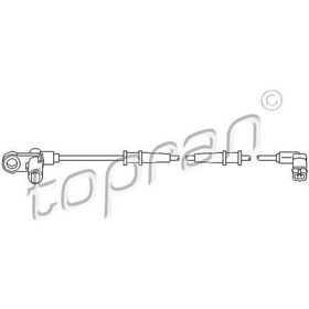 Resim Topran 401547001 - Abs Sensoru On Mercedes S-class W220 C215 