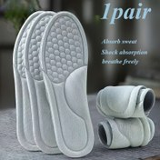 Resim 1 Çift Ergonomik Kemer Destekli Nefes Alabilir Şok Emici Tabanlıklar - Erkekler & Kadınlar için Teri Emici Yastıklı Ayak Pedleri, Tüm Gün Boyu Konforlu Yürüyüş ve Koşu İçin 