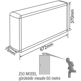 Resim Arsel Dekolite Z Serisi Eko AE-3113-LE Acil Çıkış Yönlendirme Armatürü Kesintide 180 Dak. Yanan20xF 
