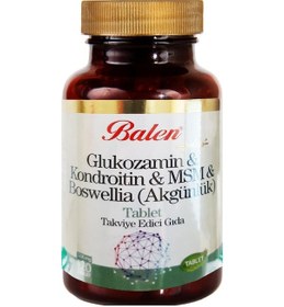 Resim Balen Glukozamin Kondroitin Msm+Boswelia 1200 MG 120 Tablet 