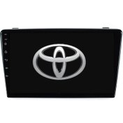Resim Toyota Auris Araç Multimedya Android Ekran Carplay Navigasyon Double Teyp 2+32 9" 13-18 Black Blueway 