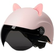 Resim Tcherchi Dört Mevsim Motosiklet Kaskı Pembe Rk Pembe 