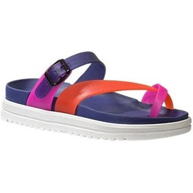 Resim Calx Z.310 Lacivert Kadın Parmak Arası Terlik 6735 Çok Renkli 