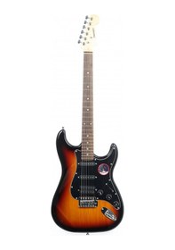 Resim Madison Meg-2ts Elektro Gitar Sunburst Strat Kasa Geleneksel 
