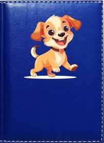 Resim Promosyon Denizi Sevimli Köpek 2 Görselli Lacivert Ruhsat Kabı 